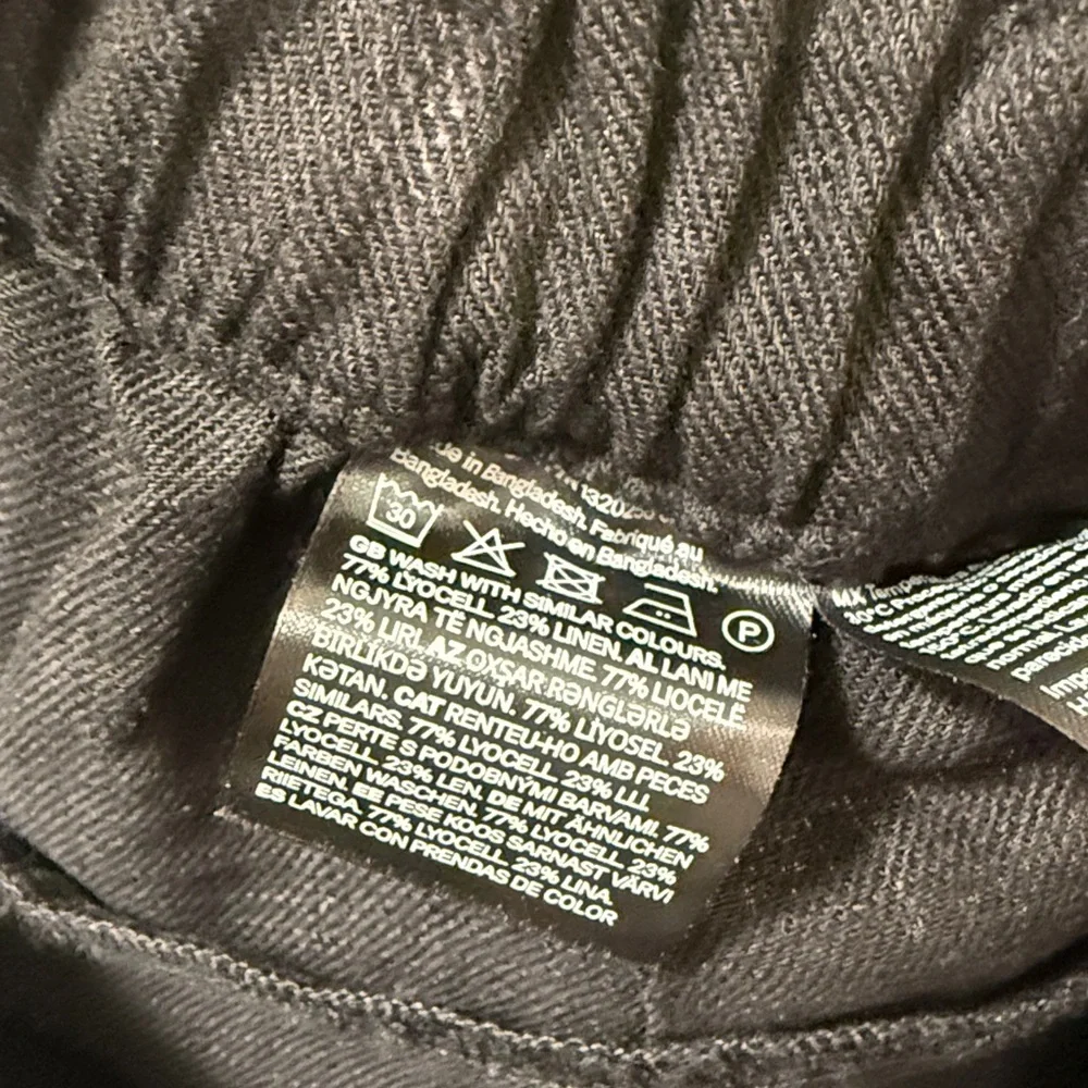 NWT H&M Mama Linen-Blend Dress Pants